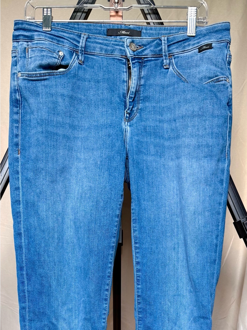Mavi Women's Blue Stretch Denim Jeans